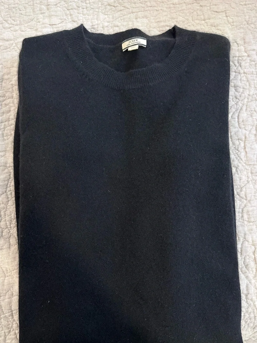 J. Crew Black Cashmere Crewneck Dress - Picture 6 of 6
